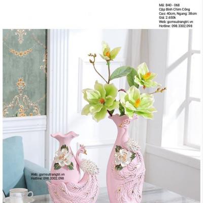 CẶP BÌNH CHIM CÔNG